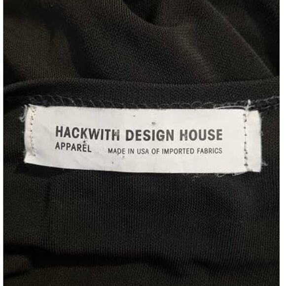 Hackwith Design House Black Sleeveless Polyester Maxi Dress Size M - Picture 2 of 4